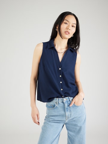 VERO MODA Blouse 'MYMILO' in Blauw: voorkant