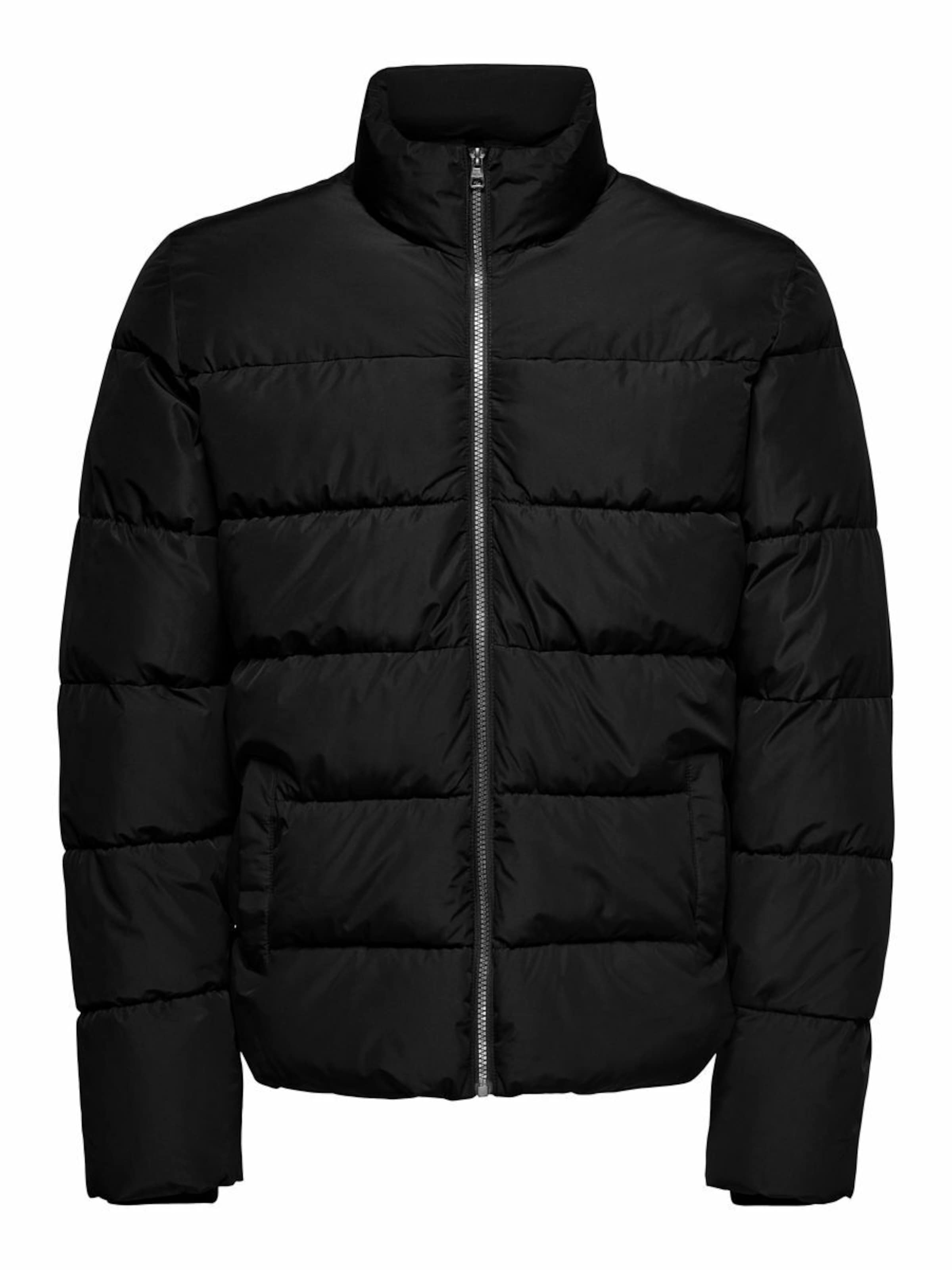 Only & Sons Kevad-sügisjope 'Melvin', värv must: eest vaates