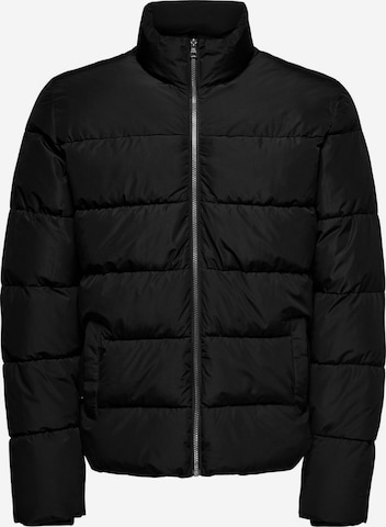 Only & Sons Between-Season Jacket 'Melvin' in Black: front