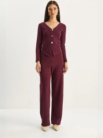 Abito da casa di Bianco Lucci in rosso: frontale