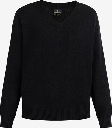 DreiMaster Klassik Sweater 'Zitha' in Black: front