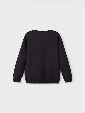 NAME IT Sweatshirt 'Leno' in Zwart