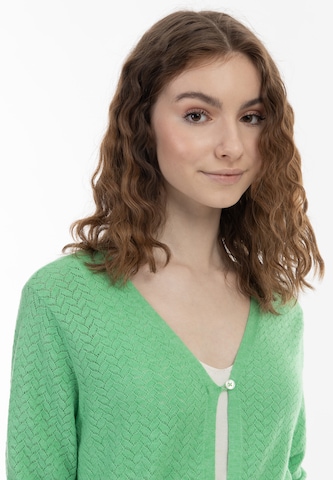 MYMO Плетена жилетка в зелено