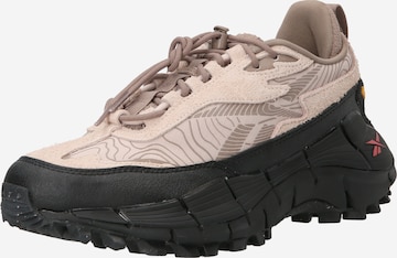 Chaussure de course 'Zig Kinetica' Reebok en beige : devant