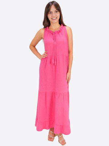 Seasons of April Zomerjurk 'Viola' in Roze: voorkant