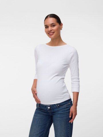 Vero Moda Maternity Shirt in Wit: voorkant
