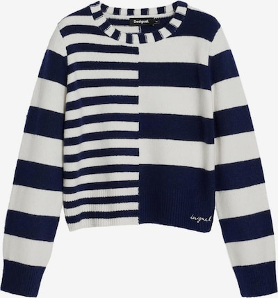 Megztinis iš Desigual, spalva – tamsiai mėlyna / balta, Prekių apžvalga