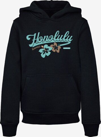 F4NT4STIC Sweatshirt 'Honolulu' in Zwart: voorkant