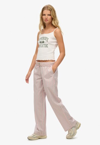 Superdry Loosefit Broek in Roze