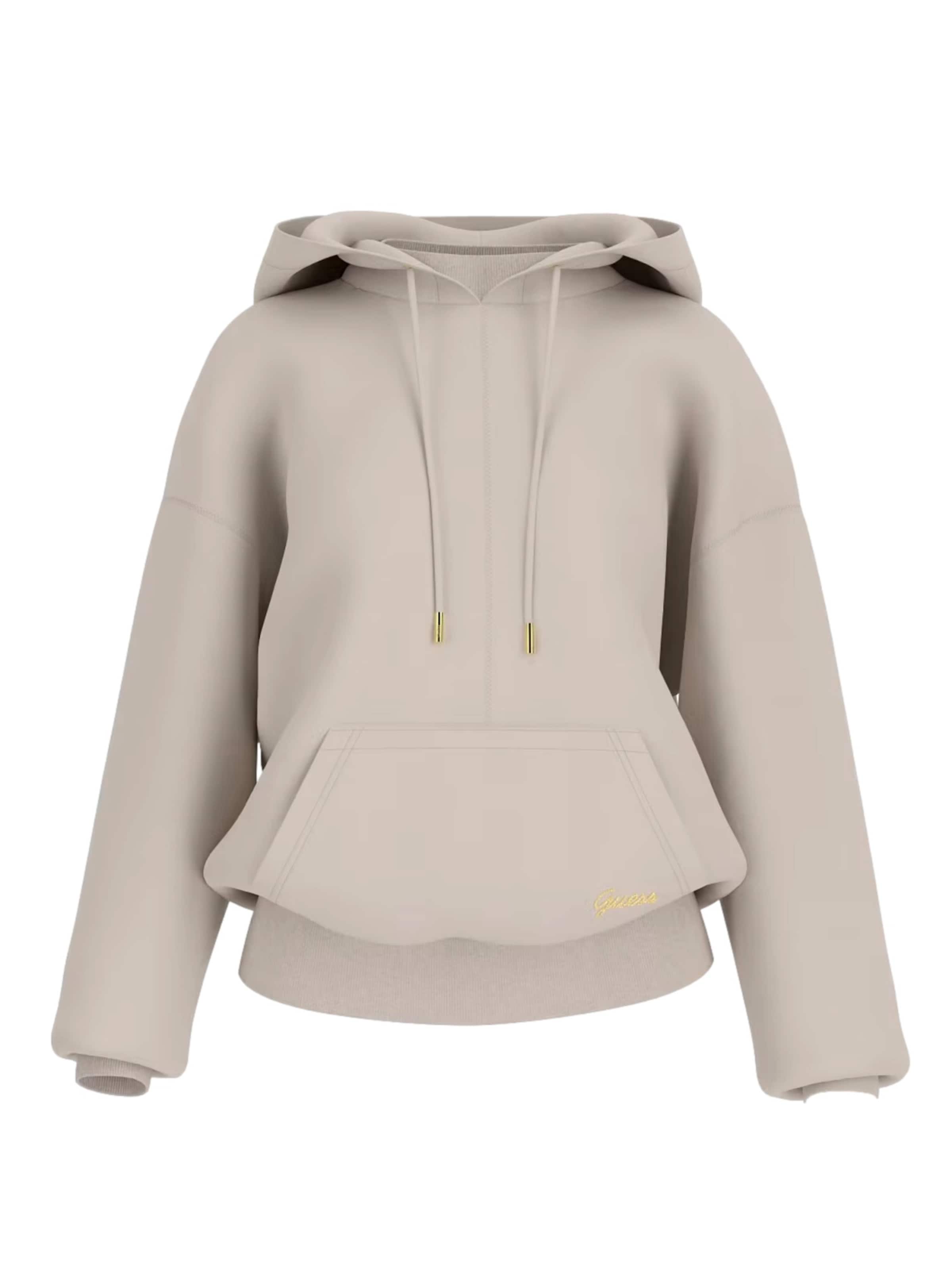 Sweat-shirt GUESS en beige : devant