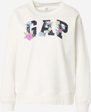 GAP Sweatshirt 'HERITAGE' in White: front