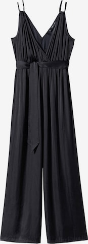 MANGO Jumpsuit 'Black' i svart: framsida