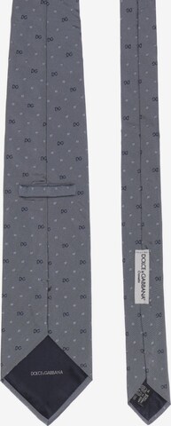 DOLCE & GABBANA Seiden-Krawatte One Size in Grau