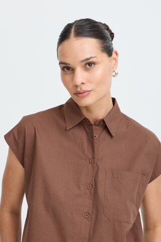 ICHI - Blusa en marrón