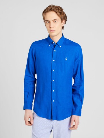 Regular fit Camicia di Polo Ralph Lauren in blu: frontale