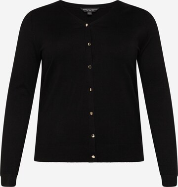 Dorothy Perkins Curve Knit cardigan in Black: front