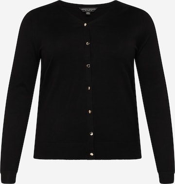 Dorothy Perkins Curve Knit cardigan in Black: front