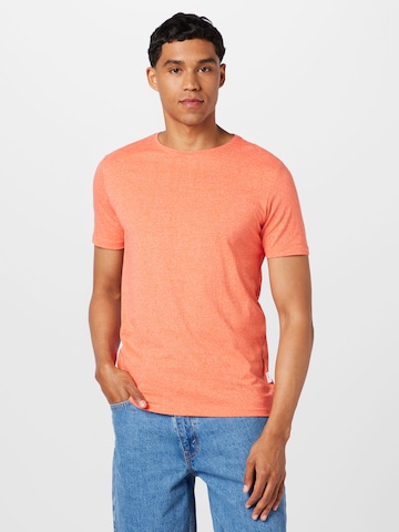 T-Shirt Lindbergh en orange : devant