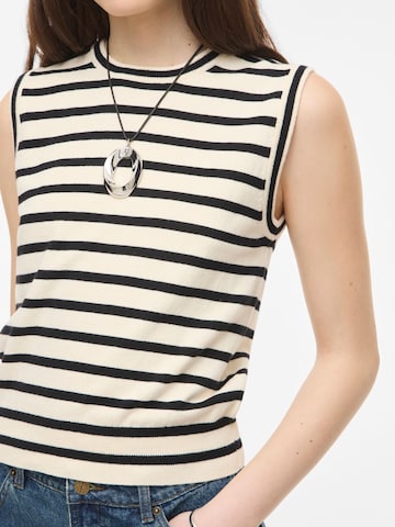 Gilet in maglia di ROUGE EDIT in bianco