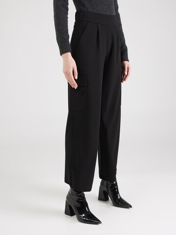 JDY Wide leg Cargo Pants 'GEGGO' in Black: front