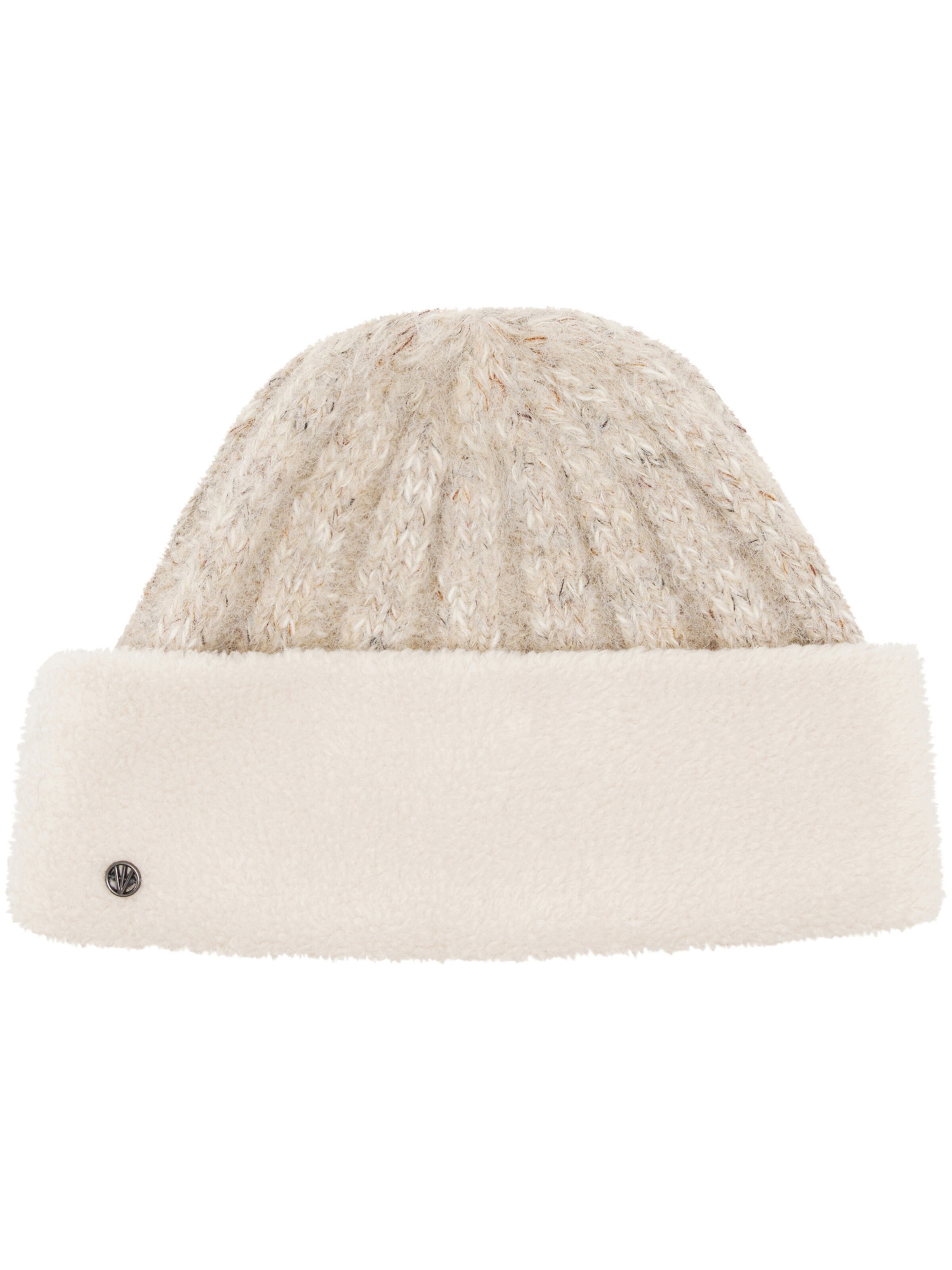 LOEVENICH Beanie in Beige: front