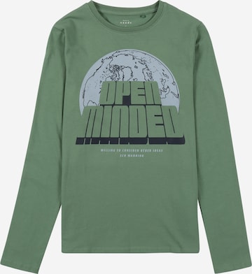 NAME IT Shirt 'VUX' in Groen: voorkant