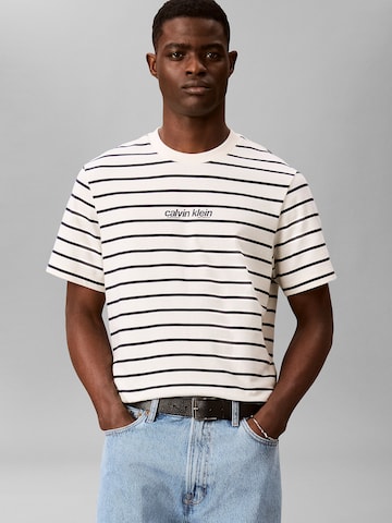 Calvin Klein Jeans Shirt in White: front