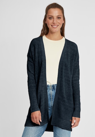 Oxmo Knit Cardigan 'Gisele' in Blue: front