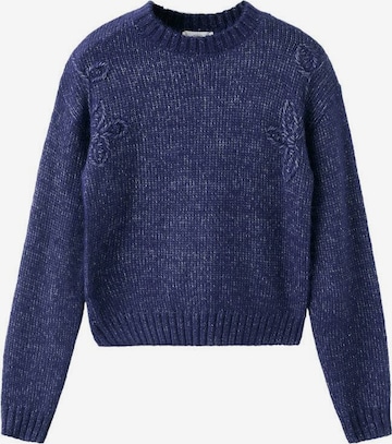 MANGO TEEN Sweater 'Cashe' in Blue: front