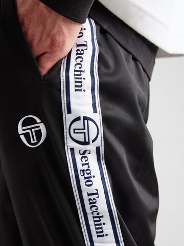 Sergio Tacchini Tapered Hose 'GRECO' in Schwarz