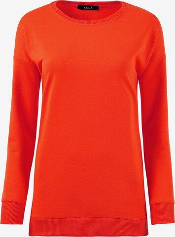 Sweat-shirt LELA en rouge : devant