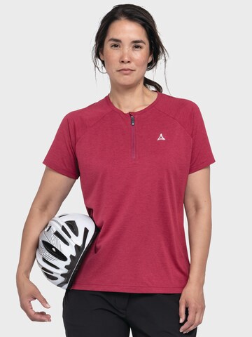 Schöffel Functioneel shirt 'Wetluga' in Rood: voorkant