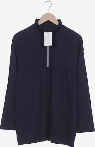 Van Laack Sweatshirt & Zip-Up Hoodie in XL in Blue: front