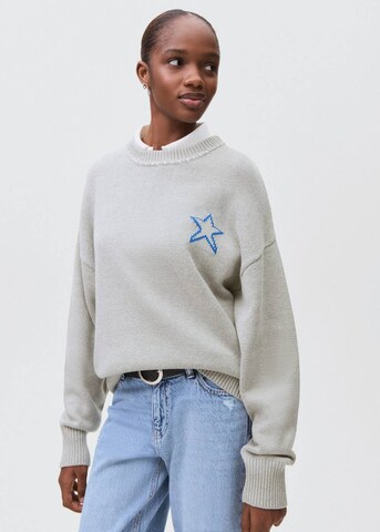 MANGO TEEN Pullover 'Tstar' in Grau: Vorderseite