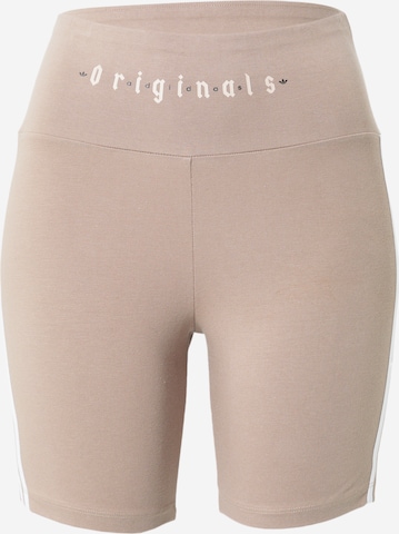 Pantaloni 'Short' di ADIDAS ORIGINALS in marrone: frontale