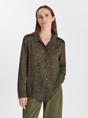 Le Temps Des Cerises Blouse 'Solal' in Groen: voorkant