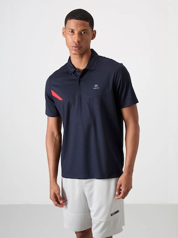 T-Shirt fonctionnel Tommy Life en bleu : devant