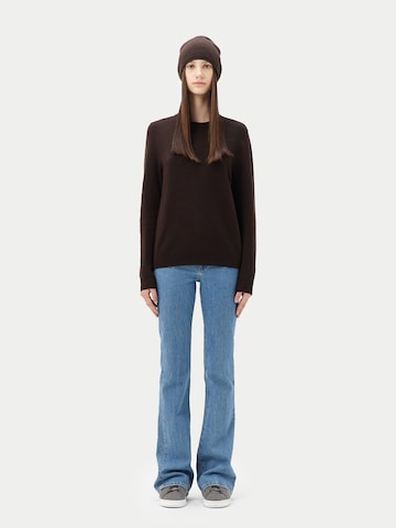 GOBI Cashmere Sweater 'Cashmere Hat & Sweater Set' in Brown