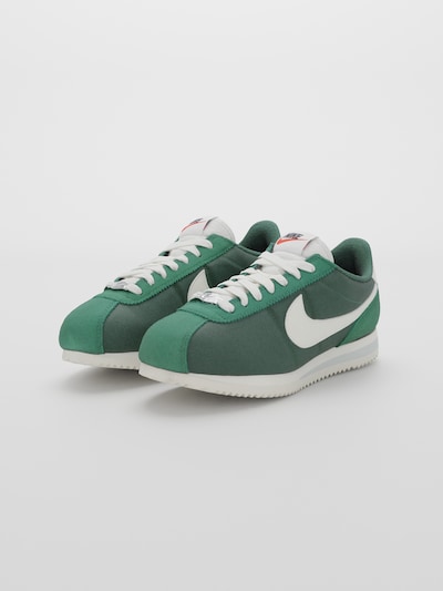 Nike Sportswear Baskets basses 'CORTEZ' en émeraude / jade / blanc, Vue avec produit
