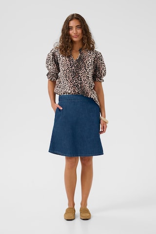 CULTURE - Falda 'CUNua' en azul: frente