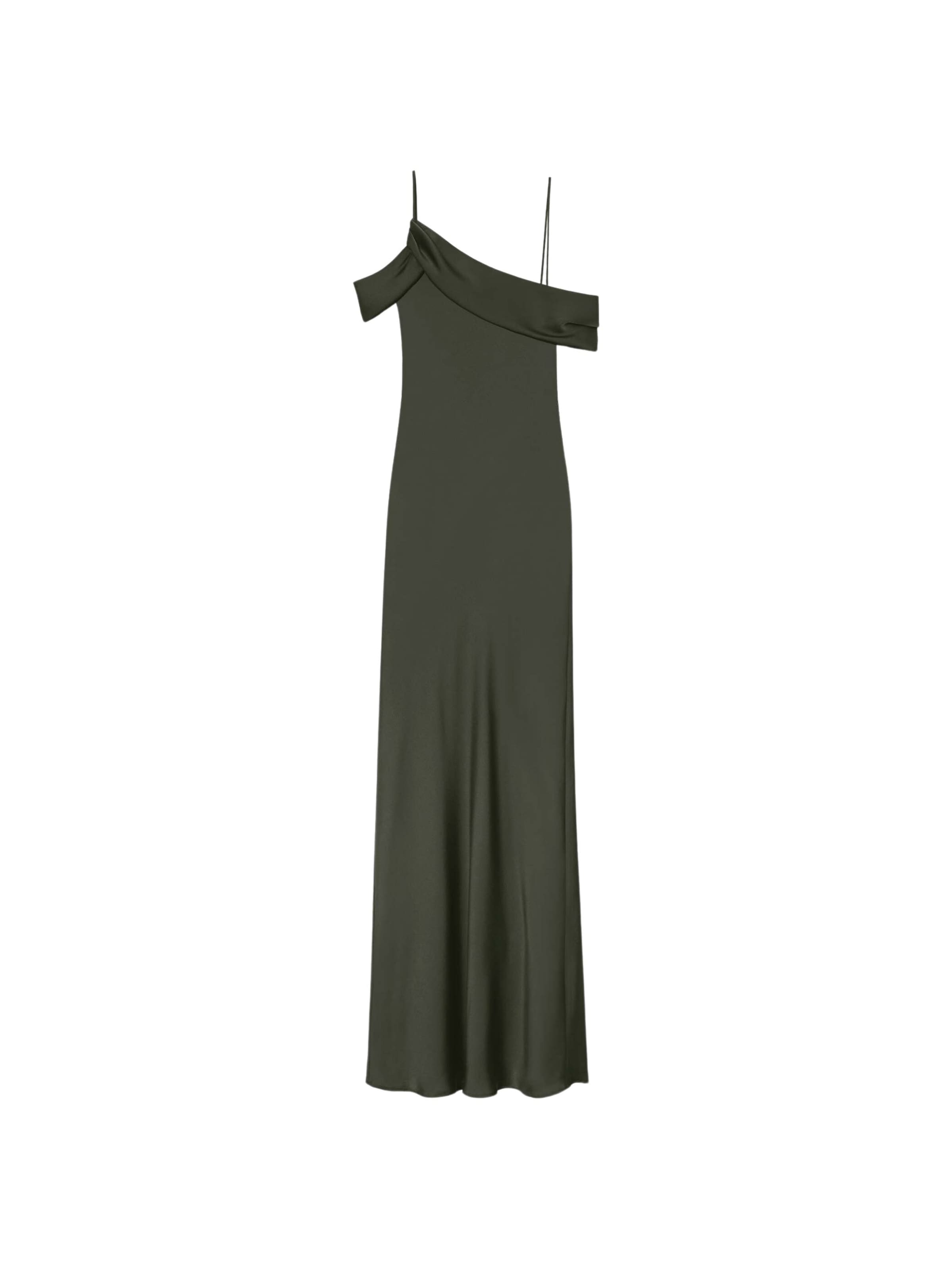 THE-ARE - Vestido de noche en verde: frente