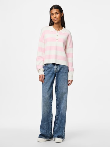 PIECES Pullover i pink