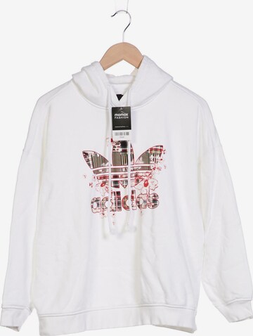 ADIDAS ORIGINALS Sweatshirt & Zip-Up Hoodie in XXXL in White: front