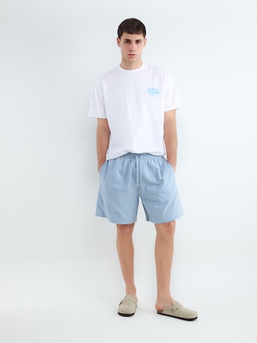 BALMOHK Loosefit Housut värissä sininen