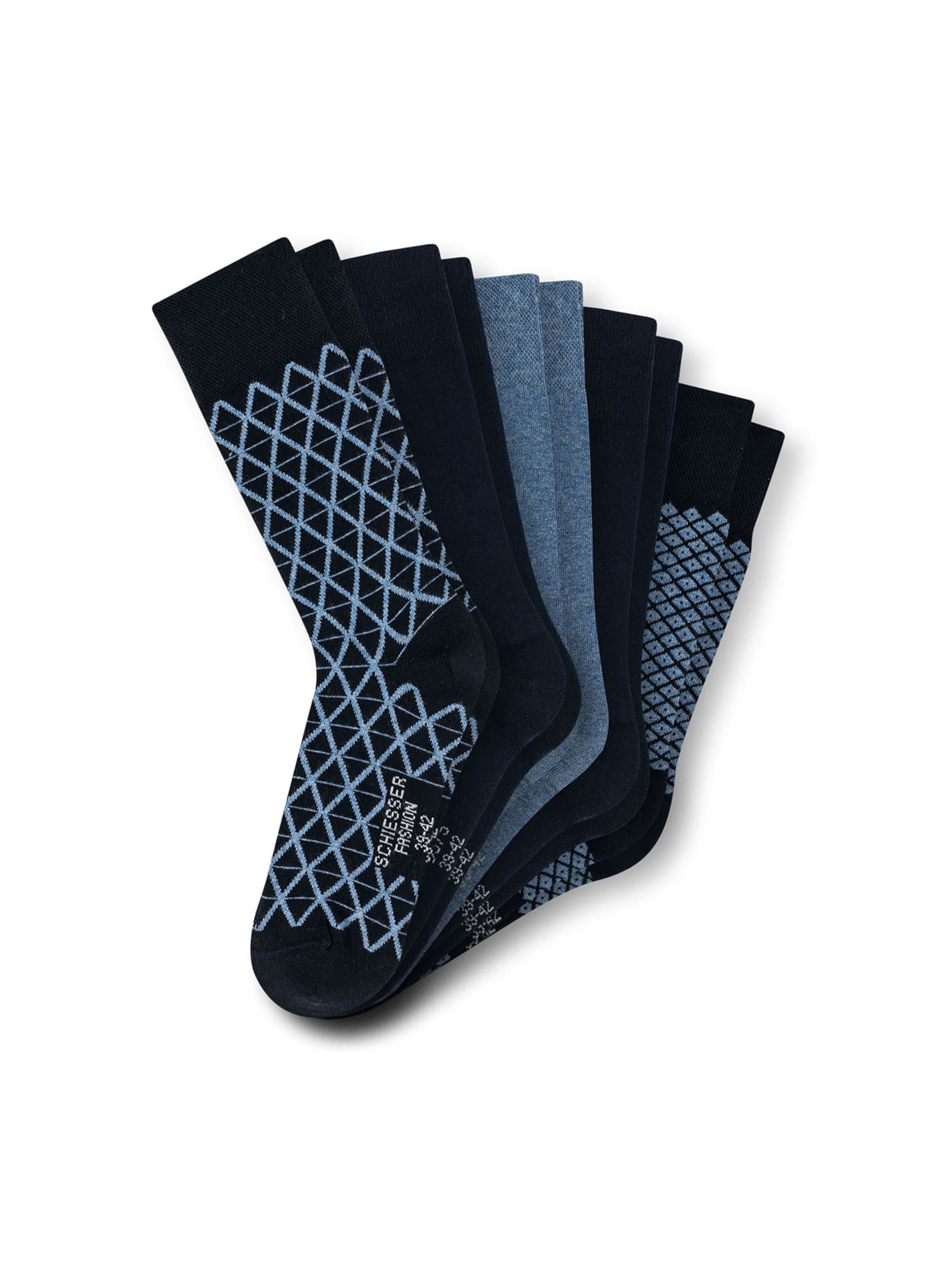 SCHIESSER Sokken ' Bluebird ' in Blauw