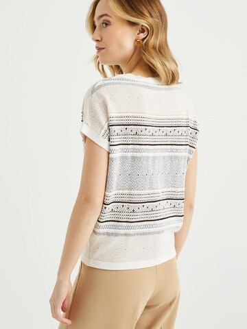 Pull-over WE Fashion en blanc