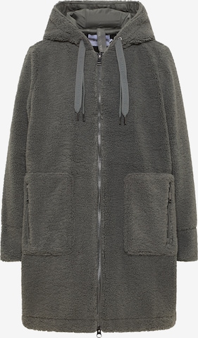 CECIL Between-Seasons Coat in Green: front