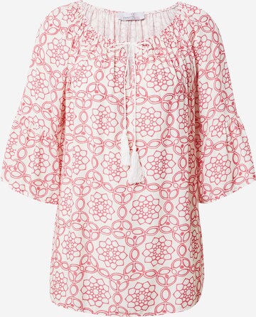 Zwillingsherz Blouse 'Hippie' in Roze: voorkant