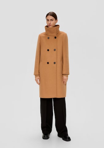 s.Oliver BLACK LABEL Between-Seasons Coat in Brown