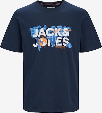 JACK & JONES Koszulka 'Dust' w kolorze niebieski: przód